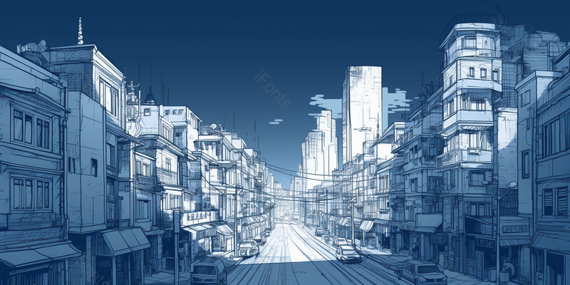 城市建筑高楼大厦线条效果背景图,插画/手绘图,插画/手绘图库,插画/手绘图下载,插画/手绘